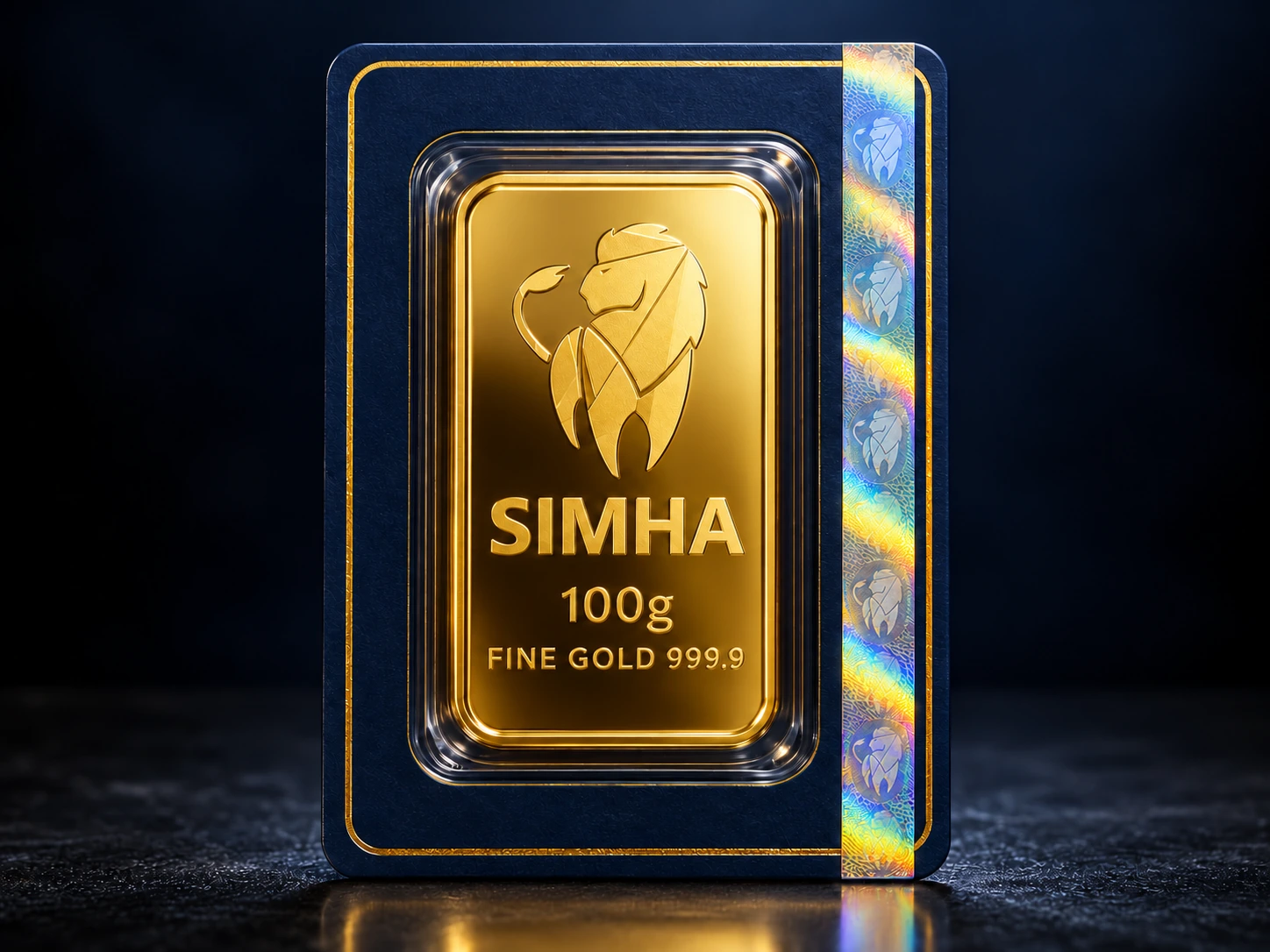 100g Minted Gold Bar CertiPack